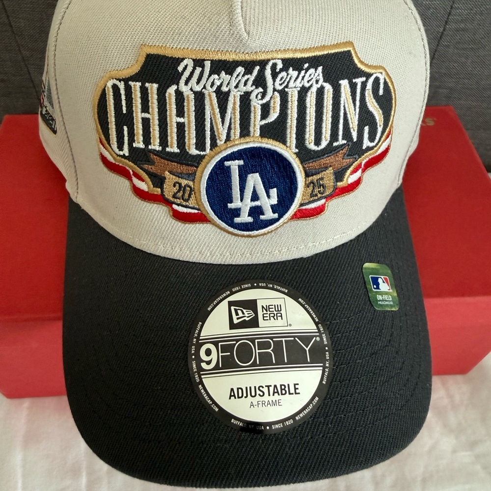 LA Dodgers 2025 World Series Champs Hat